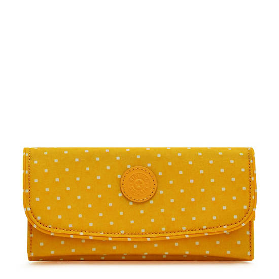 Kipling Money Land Printed Snap Wallet Håndveske Gul | NO 1930KO